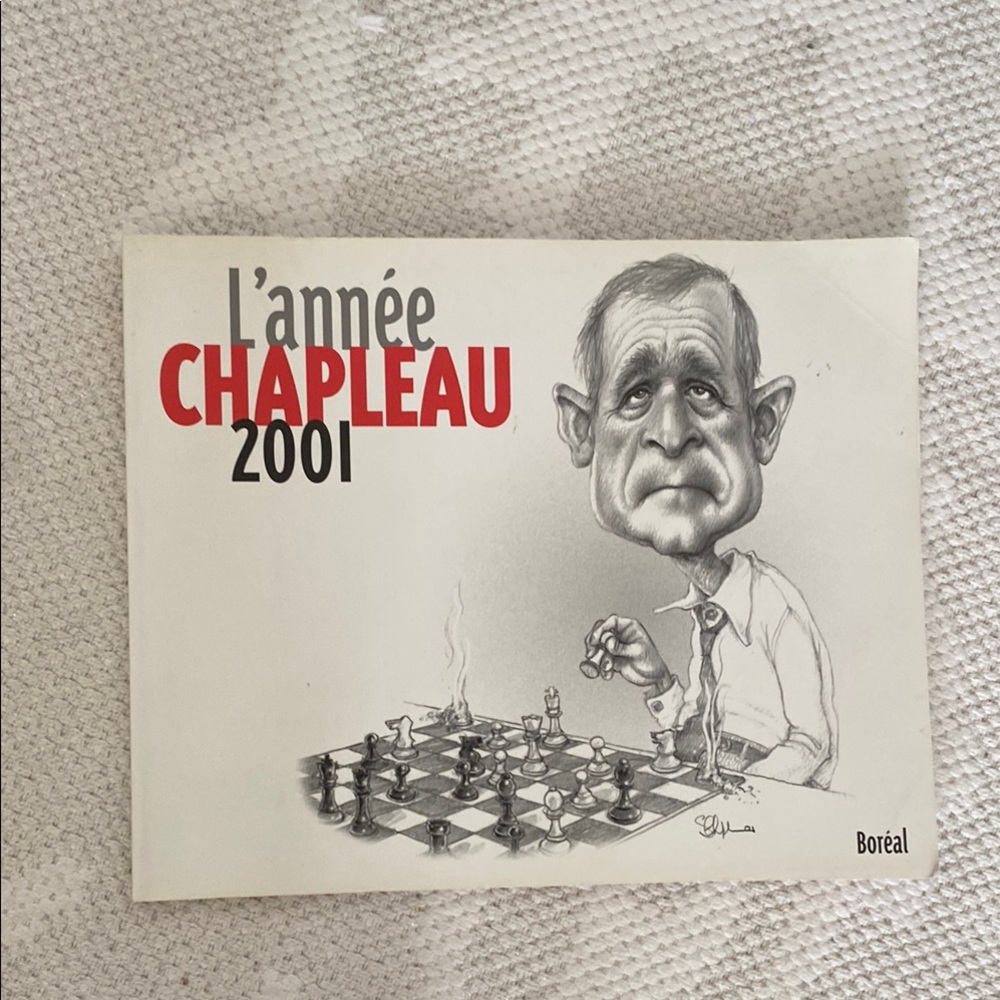 L'année Chapleau 2001 Notebook - Black and White